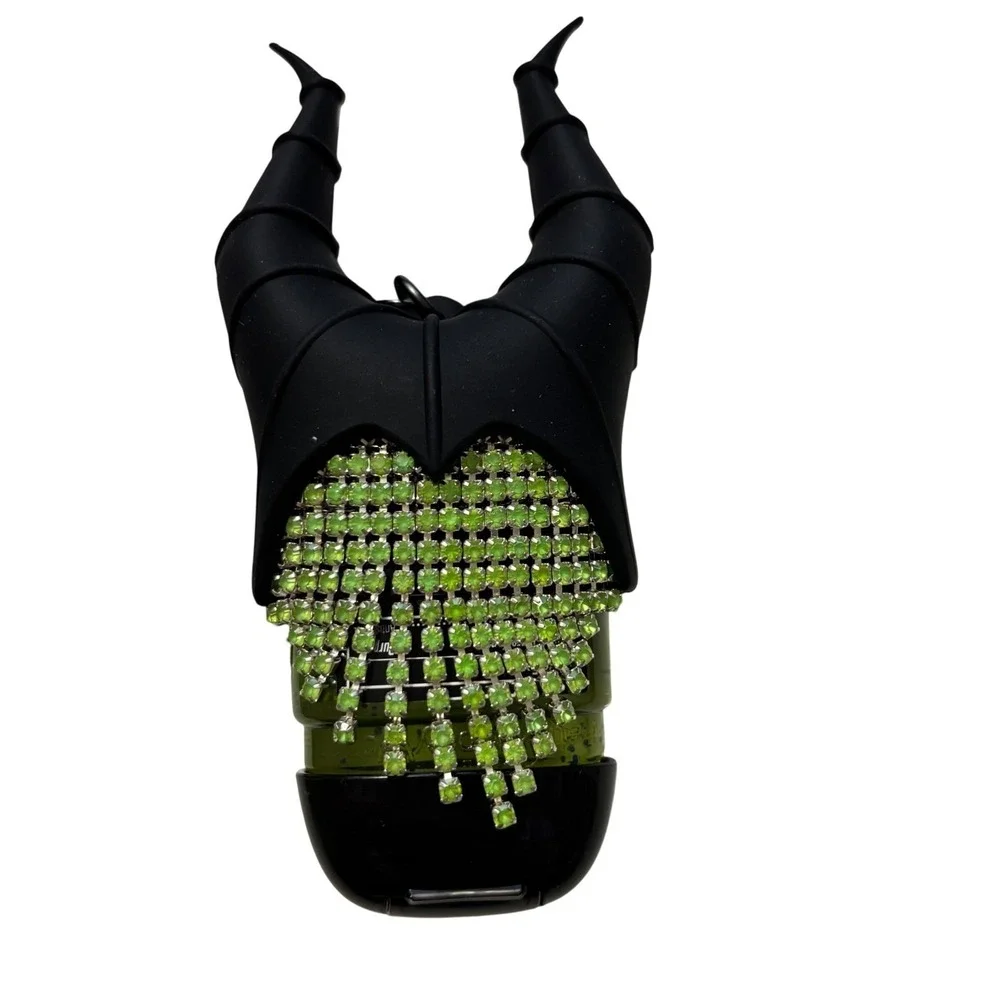 Bath And Body Works Maleficent Bling Pocketbac Holder Disney Villains w Santizer